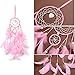 BeAhity DIY Dream Catcher Kit for Kids,Handmade Pink Dream Catchers Traditional Feather Wall Hanging Craft Kits for Girls Kids Nursery,4.33 inch Dia