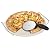 VonShef 15 Inch Ceramic Pizza Stone Set With Heavy Duty Chrome Stand with FREE Pizza Cutter