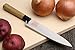 YOSHIHIRO 46 Layers VG-10 Hammered Damascus Petty Utility Prep Chef Knife 6'', Octagonal Ambrosia Handle