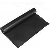 WochiTV Solid Rubber Sheets, 12" Wide x 1/32" Thick x 12" Long Neoprene Rubber Strips Rolls Perfect for DIY Gasket Material, Sealing, Liner, Shield, Padding, Mat