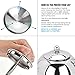 Nati & Home Premium Stainless Steel Pour Over Drip Coffee Kettle - The Original 'Genie' - Built-In Removable Tea Infusion For Tea Coffee Lovers - 1.1 L/4 1/2 Cup