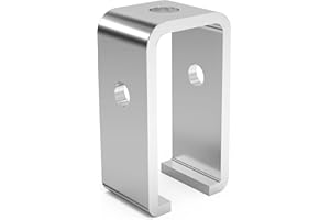 KOPKIO Channel Trolley Track Intermediate Support Hanger Bracket for All 1-5/8" Strut Channel,Heavy-Duty Trolley Track Hanger Bracket