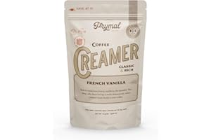 PRYMAL Coffee Creamer - Keto, Non Dairy, Sugar Free (French Vanilla) Natural, Non Refrigerated Powder with MCT - 11.3oz Bag