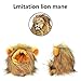 Lovelion Lion Mane for cat Costume Pet Adjustable Washable Comfortable Fancy Lion Hair Clothes Dress for Halloween Christmas Easter Festival Party Activity