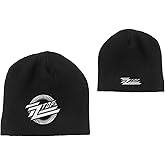 Men's ZZ Top Circle Logo Beanie Black