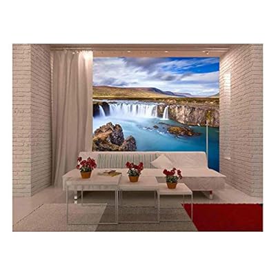 Savannah Landscape in The National Park in Kenya - Removable Wall Mural | Self-Adhesive Large Wallpaper - 100x144 inches
