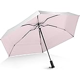 LEAGERA Travel Umbrella Compact Mini - UPF 50+ Umbrella Foldable Lightweight Pocket Small Girls uv protection Umbrellas for Sun