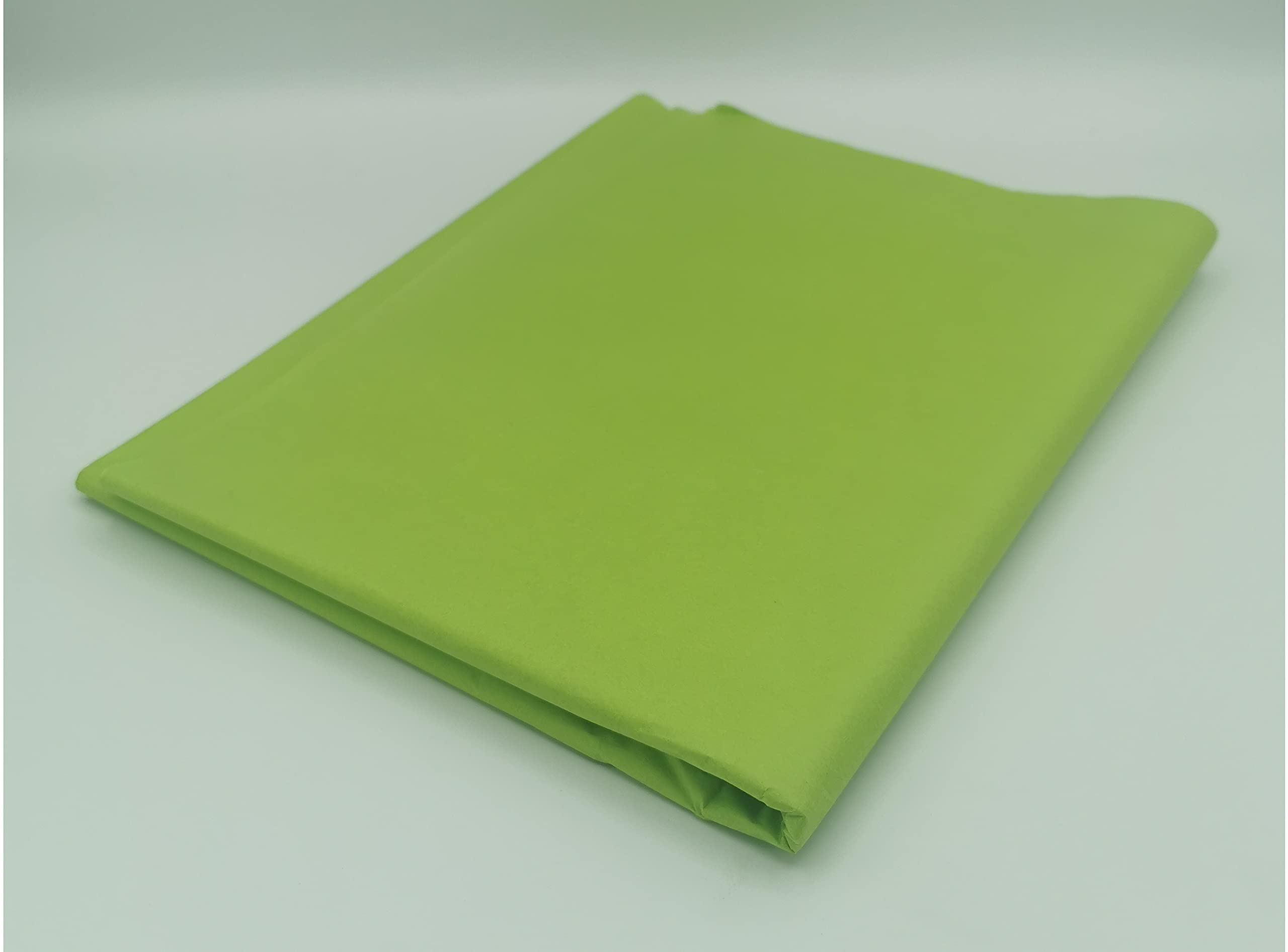 100 Coloured Tissue Paper/Gift Wrap/Wrapping Paper Sheets (20" x 30") by ODL Packaging (Lime Green)