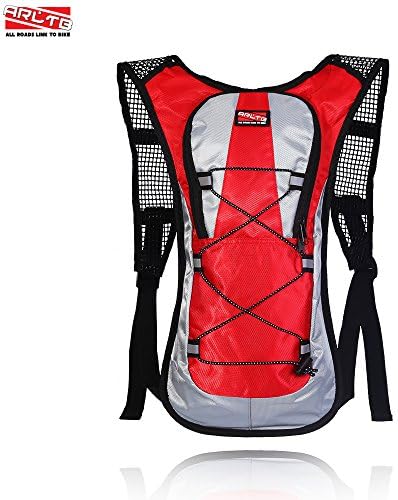 Arltb 2L (70 oz) Hydration Pack with Bladder Hydration Backpack Running Backpack Cycling Hiking Waterproof Backpack Tactical Hydration Pack for Running Cycling Bladder with FDA Approval (Red - 2L)