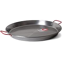 Garcima 18-Inch Carbon Steel Paella Pan, 46 cm