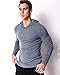 PODOM Men's Long Sleeve Pullover Hoodies T Shirt Casual Sweatshirt V Neck Tops Jersey Sweater