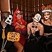 Tinksky Halloween Party Photo Booth Props Creative Happy Halloween Pose Sign Kit for Party Decoration 47-pack