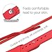 Apple Watch 38mm Band, ClockChoice Silicone Strap Sport Replacement Kit for iWatch, RED | Bonus Case Included | Includes 3 Pieces, for 2 Lengths