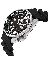 Seiko SKX007P9 - Reloj para hombre, esfera negra, correa de goma