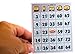 Deluxe Bingo Set for up to 20 Players - 20 Unique, Reusable Cards, 96 Bingo Balls + 2 Extra Sets of 20 Refill Cards