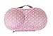 Bra travel and organizer case (pink) perfect for drawers, suitcases, and more! …