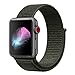 Yunsea Compatible for Apple Watch Band 42mm, New Nylon Sport Loop, with Hook and Loop Fastener, Adjustable Closure Wrist Strap, Replacement Band Compatible for iwatch, (42mm, Cargo Khaki)