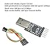 Diymore 2pcs CP2102 USB 2.0 to UART TTL 6-Pin Module Serial Converter with Cables Support Windows 2000/XP OS9 for Arduino