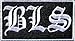 3.5" x 2"BLS Black Label Society Heavy Metal Rockabilly Rock Punk Music Band Logo jacket T-shirt Patch Iron on Embroidered music patch by Tourlesjours