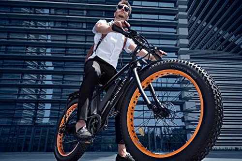 ECOTRIC Cheetah Electric Bike 26" X 4" Fat Tire Bicycle 500W 36V 12.5AH