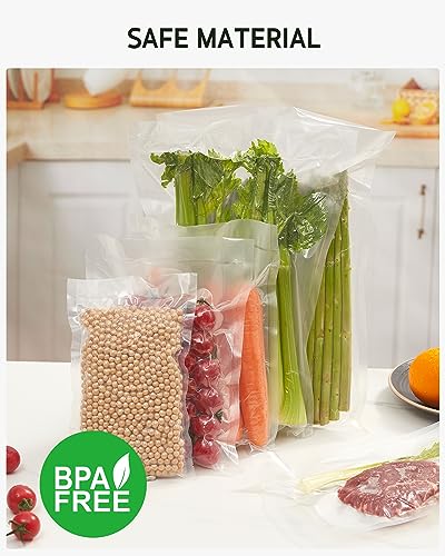Syntus 150 Pcs Vacuum Sealer Bags for Food, 8x12+11x16+6x10, BPA Free photo 12