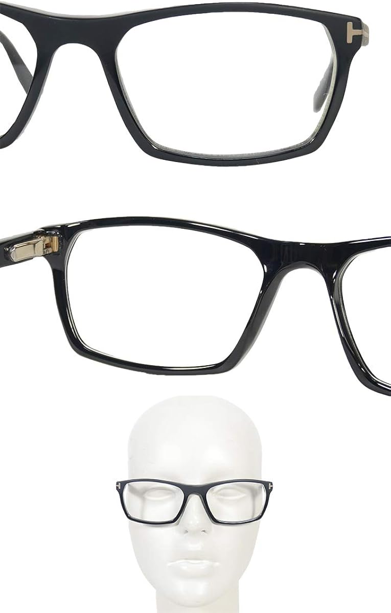 Amazon トムフォード Tom Ford 伊達メガネ 伊達眼鏡 眼鏡 メガネ Eyewear ウェリントン セルフレーム グラデーション Tf5295 002 54 マットブラック クリアブラック 並行輸入品 ファッション眼鏡 通販