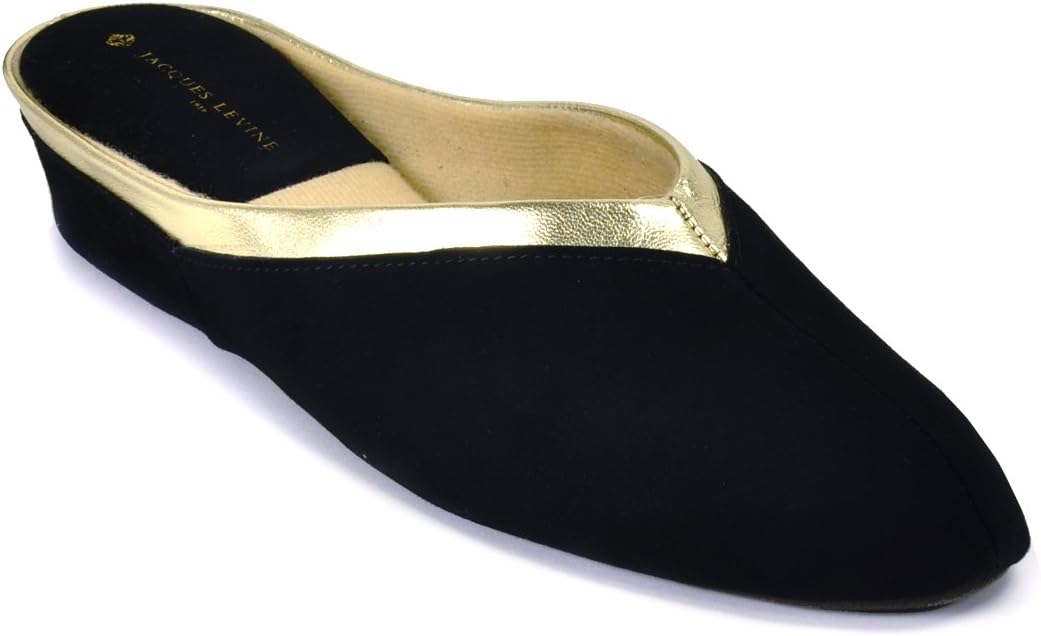 Jacques Levine #4640 Womens Wedge Slipper