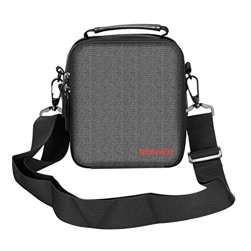 Neewer Camera Lens Filter Pouch Case with Shoulder Strap, Made of Solid