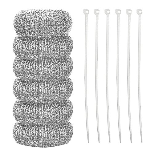 image for Anezus 6 Pcs Rustproof Lint Traps for Washing Machines Hose and Laundr