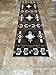 Southwest Native American Runner Area Rug Chocolate Design C318 (2 Feet X 7 Feet )