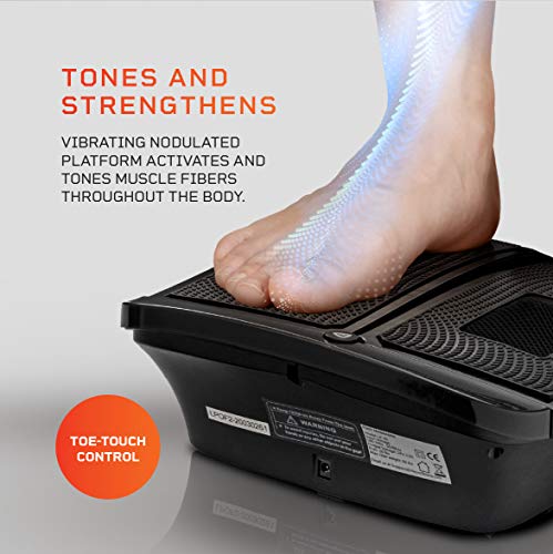 LifePro Vitalize Foot Massager Machine - 2 in 1 Vibration Plate with Rotating Acupressure Heads for Plantar Fasciitis… - Image 3