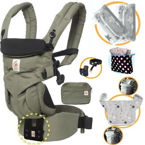 正規品 エルゴベビー Omni360 オムニ360 カーキ 抱っこひも 正規代理店2年保証 ウエストベルト 収納ポーチ よだれパッド ママ ベビー両用カバー B076k7k5n9 値引 Vogmoda Com Ar