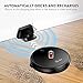 Robot Vacuum Cleaner, MOOKA I3, Powerful Suction, Self-Charging Robotic Vacuum Cleaner, HEPA Filter for Pet Fur, Performs Well on Hard Surface Floors & Thin Carpets