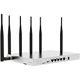 Wiflyer 4G LTE WiFi Router Cat4, 1200Mbps Industrial Wireless Router, Gigabit Ethernet, with SIM Card Slot Unlocked, TF Card 