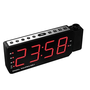 Amazon Com Yoedaf Projection Alarm Clock With Dual Alarms