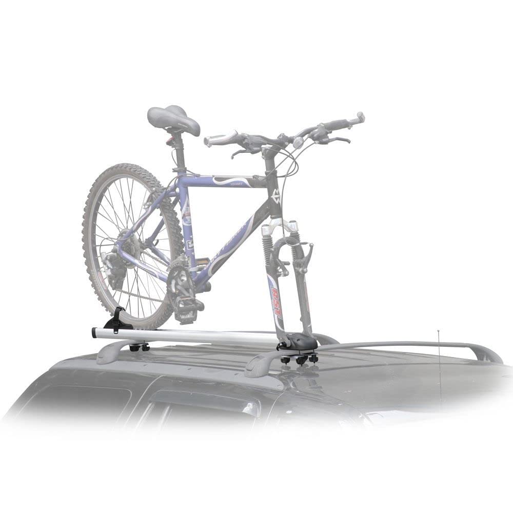 Apex BC-219 Aluminum Fork-Mount Car Roof Upright Bicycle Rack in
