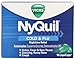 Vicks Nyquil Cold and Flu Nighttime Relief Liquid Capsules, 16 Count