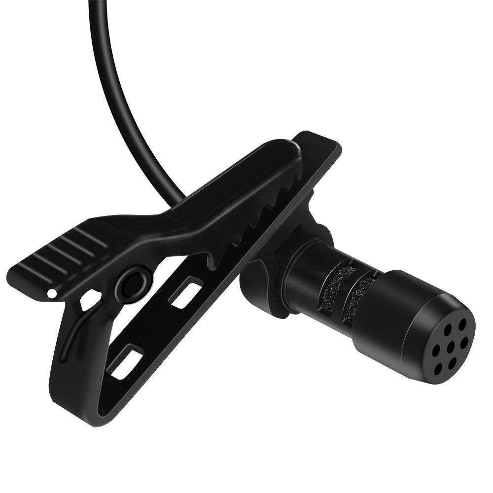 DSTE L1 3.5mm Lavalier Condenser Microphone for DSLR Camera/Smart phone/Camcorder/Audio Recorders