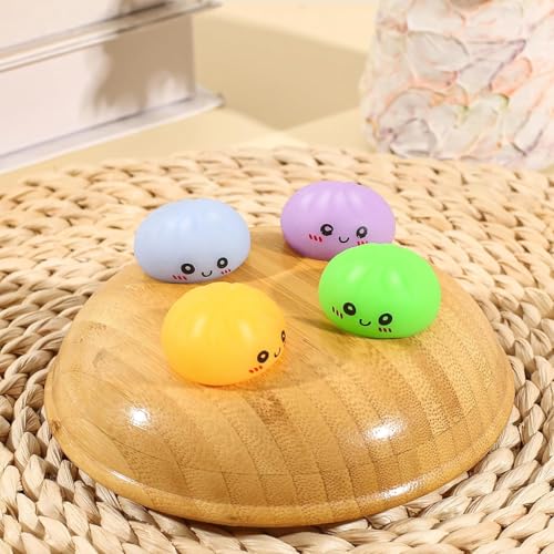 SLEEPHEAD®Dumpling Squishies, Squishies Dumpling Mystery Advent Countdown Calendar, 24 PCS Random Surprise Squishies Toys