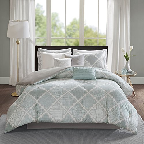 Madison Park Cadence Comforter Set, Aqua