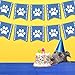 Puppy Dog Paw Print Banner - Pet Theme Birthday Party Decorations Supplies - 2 Pack