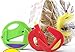 TECH-P 9 PCS Bag Holder Food Storage Fruit Pattern Bag Clips Round Sealer-(3 Large+3 Medium+3 Small)