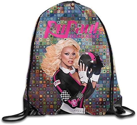 Hyseney Custom RuPaul's Drag Rac Beam Mouth Bags Drawstring Backpack