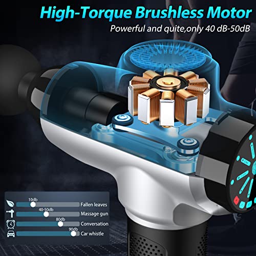 DARKIRON Massage Gun Deep Tissue, Handheld Percussion Muscle Electric