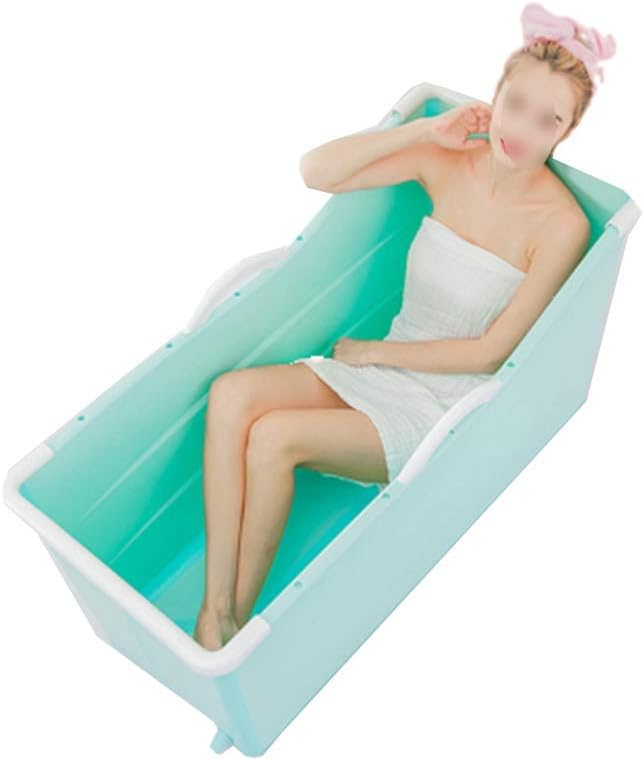 Bathtub Adult Portable, Foldable Bath Barrel Household Plastic Swimming Pool Large Freestanding Corner Bucket Kids