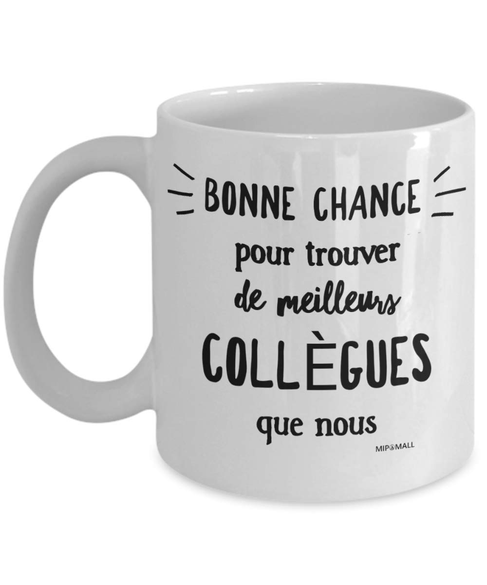 Vaisselle Et Plats De Service Nouveau Job Presente Collegue Laissant Cadeau Tasse Collegue De Travail Bonne Chance Pour Trouver De Meilleurs Collegues Que Nous By Mipomall Tasse A Cafe Tasse A The