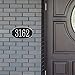 WHITEHALL Custom Address Sign House Numbers for Outside Modern Address Signs for Houses Cast Metal Address Plaque, Oval 12