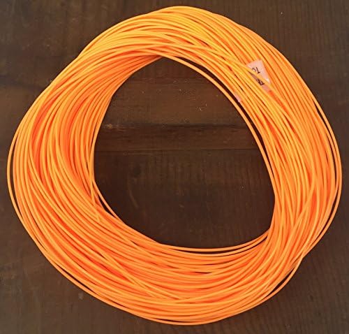 Fly Fishing Line - 100 Feet Fishing Line - Weight Forward/Double Tapered in Orange