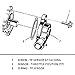 Throttle Position Sensor TPS fit 4761871AC for Dodge Dakota Caravan Viper B250 B3500 W350 D150 Ram 1500 2500 Plymouth Voyager Jeep Wrangler Cherokee Chrysler 1994 1995 1996 1997 2.5L 5.2L 5.9L/DOICOO