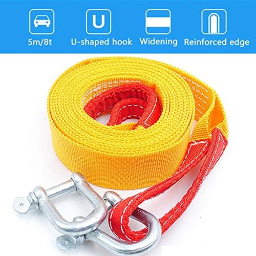 車用牽引ロープ 才夕口力 けん引ロープ 車けん引ロープ 2つの安全フック付き Suv 車 緊急 屋外クロスカントリーに適した 長さ5m 負荷5t 8t 車用牽引ロープ 才夕口力 車用緊急対応セット 工具 Size 5m 8t Tarunniketanpublicschool Com